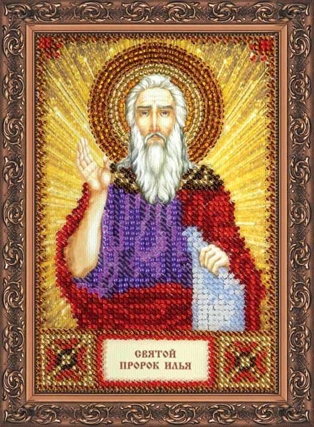 Foto The kit for a bead stiching mini icons of saints Saint Ilya Abris Art AAM-041