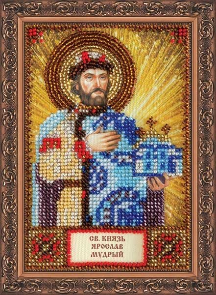 Фото Набір для вишивання бісером іменної міні-ікони Святий Ярослав Абріс Арт ААМ-106