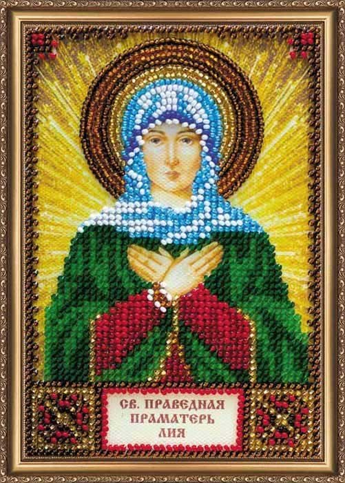 Foto The kit for a bead stiching mini icons of saints Holy Leah Abris Art AAM-131