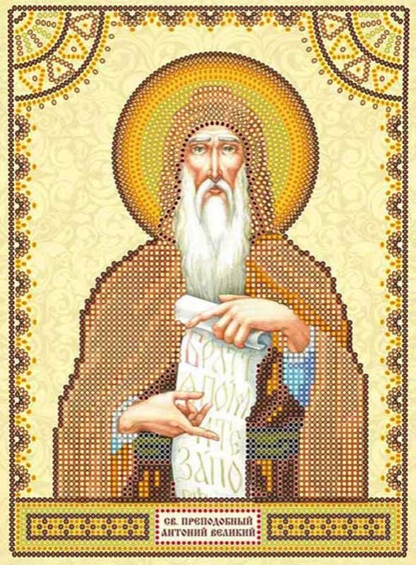 Picture Charts icons for beading St. Anthony Abris Art ACK-063 Foto Charts icons for beading St. Anthony Abris Art ACK-063