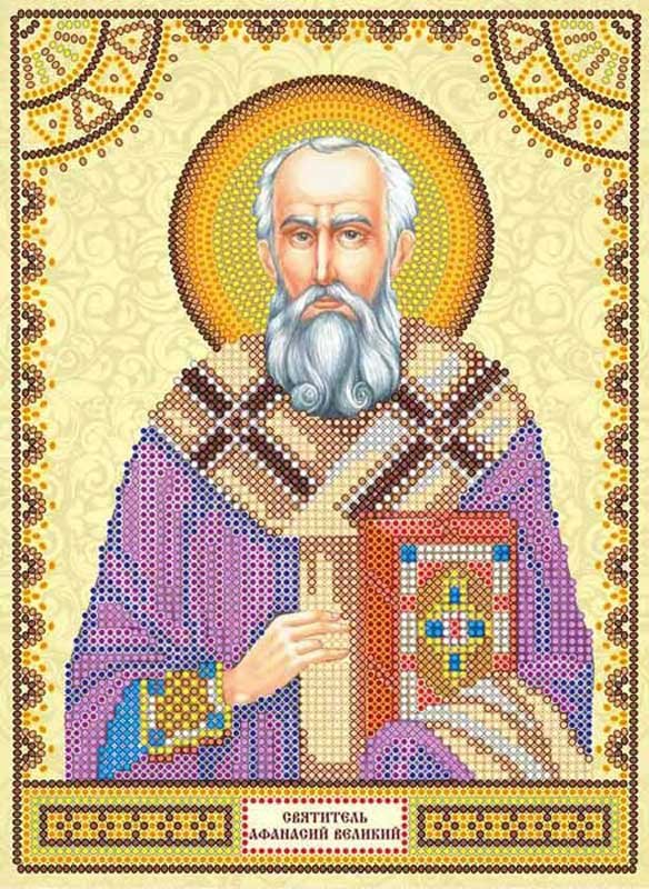 Foto Charts icons for beading Saint Athanasius Abris Art ACK-121