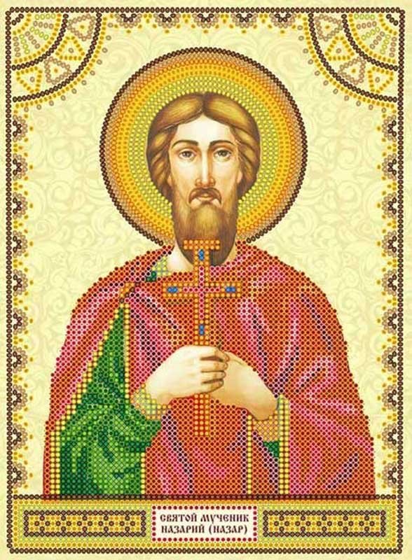 Foto Charts icons for beading Saint Nazarius (Nazar) Abris Art ACK-136