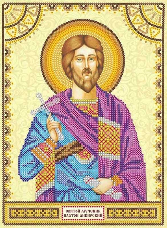 Foto Charts icons for beading Saint Plato Abris Art ACK-137