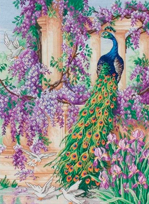 Foto Cross Stitch Kits Anchor 5678000-01027 The Peacock