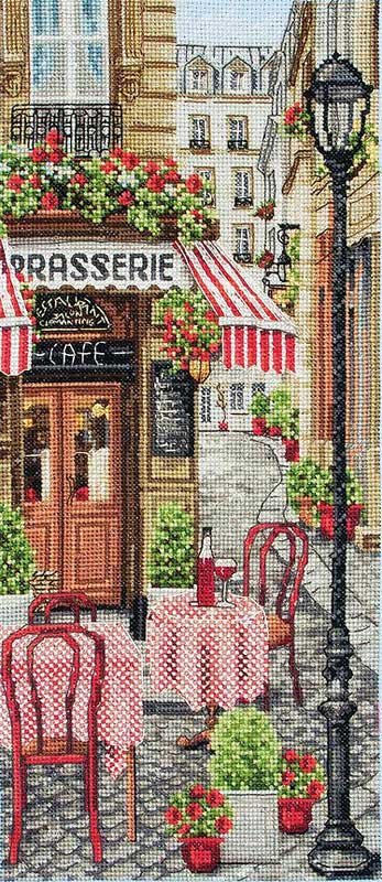 Foto Cross Stitch Kits Anchor PCE0813 French city scene