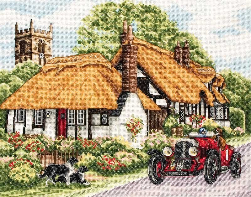 Foto Cross Stitch Kits Anchor PCE869 Village of Welford