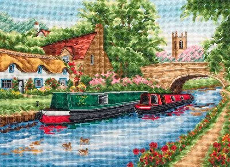 Foto Cross Stitch Kits Anchor PCE891 Waterways