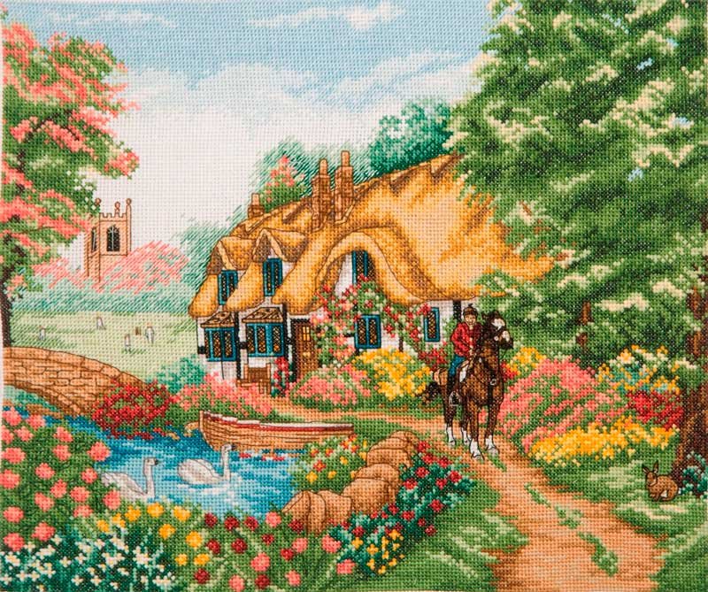 Foto Cross Stitch Kits Anchor PCE967 Village Life