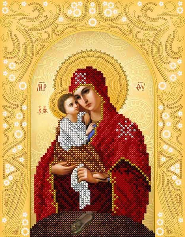 Фото Схема для вишивання бісером А-строчка АС4-014 Ікона Почаївська Божа Матір