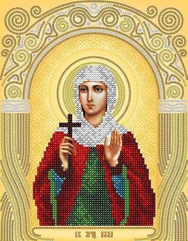Photo Pattern beading A-strochka AC4-060 Icon of Holy Martyr Alla