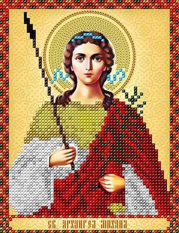 Photo Pattern beading A-strochka AC5-049 Icon of St. Archangel Michael
