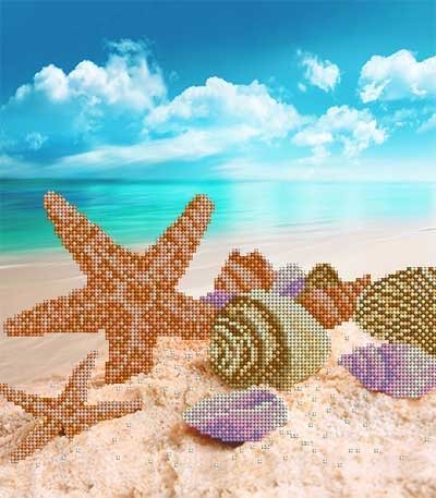 Фото Схема для вишивання бісером А-строчка АК3-095 Тропічний пляж