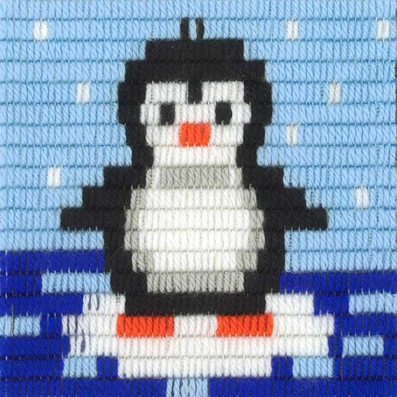 Фото Набор для вышивания вертикальным стежком Stitch me I-033 Пингвин