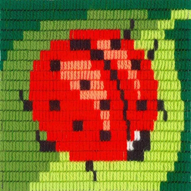 Photo Vertical stitch kit Stitch me I-035 Ladybug