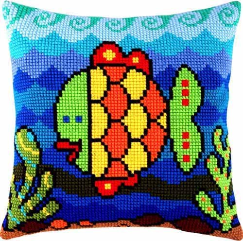 Foto Pillow for cross-stitching Charіvnytsya Z-17 Fish