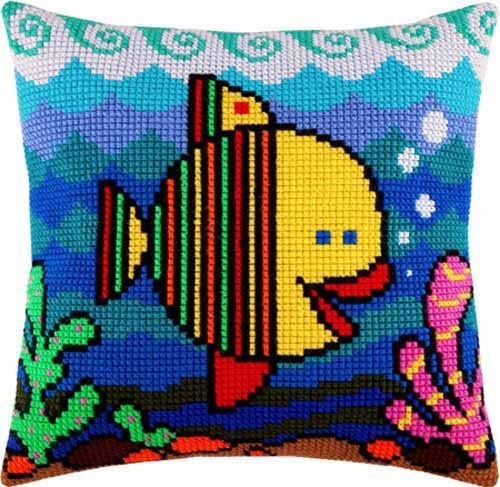 Foto Pillow for cross-stitching Charіvnytsya Z-18 Fish