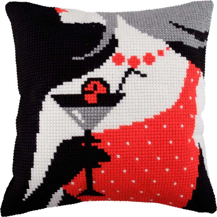Foto Pillow for cross-stitching Charіvnytsya Z-63 Flirting