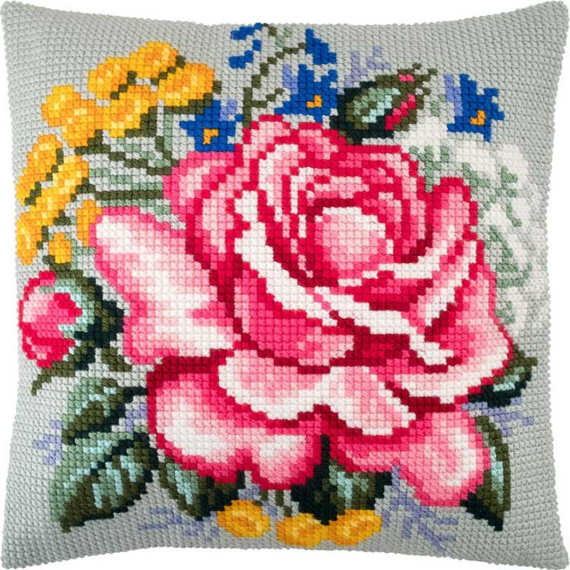 Foto Pillow for cross-stitching Charіvnytsya Z-73 Rose