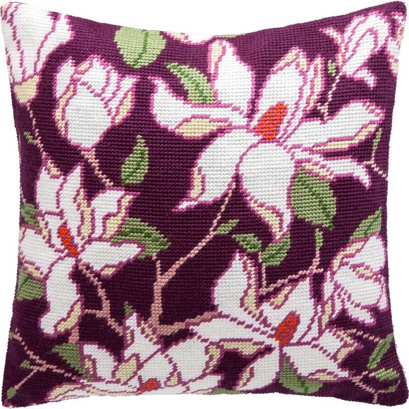 Foto Pillow for embroidery half-cross Charіvnytsya V-105 Magnolia