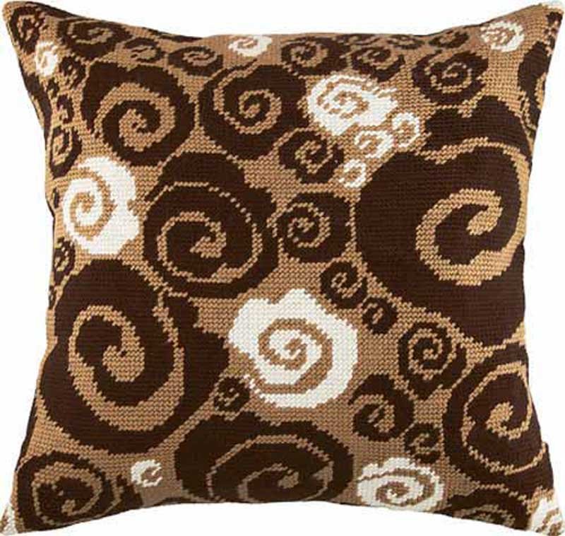 Foto Pillow for embroidery half-cross Charіvnytsya V-106 Cappuccino
