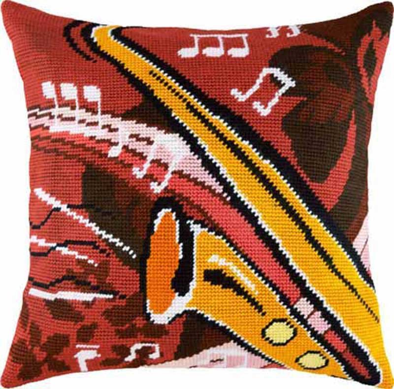Foto Pillow for embroidery half-cross Charіvnytsya V-109 Jazz