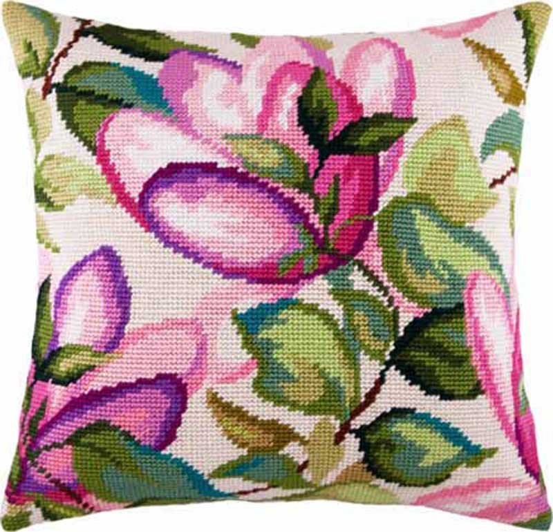 Foto Pillow for embroidery half-cross Charіvnytsya V-127 Magnolia