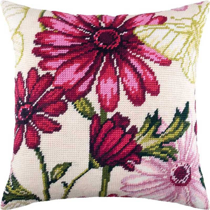 Foto Pillow for embroidery half-cross Charіvnytsya V-173 Asters