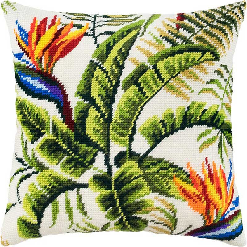Foto Pillow for embroidery half-cross Charіvnytsya V-191 Tropics