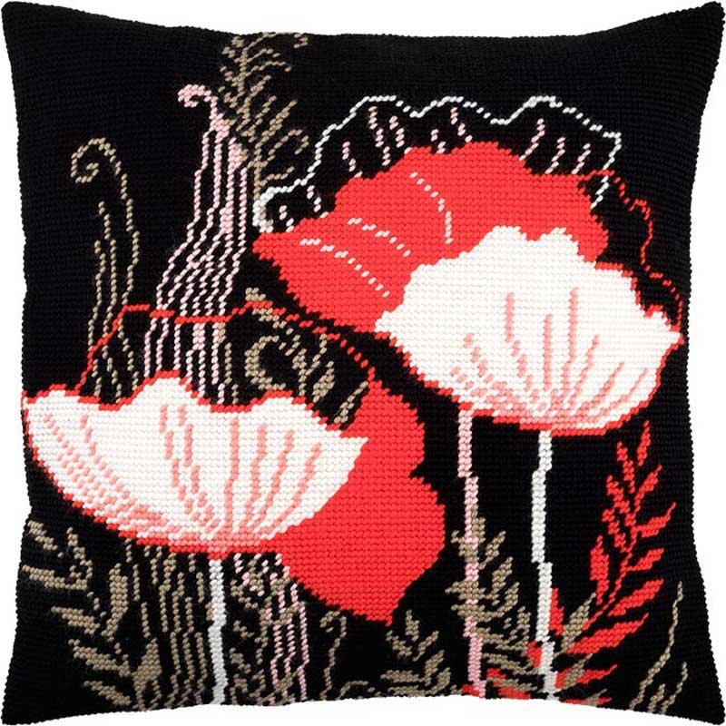 Foto Pillow for embroidery half-cross Charіvnytsya V-214 The Scarlet Flower