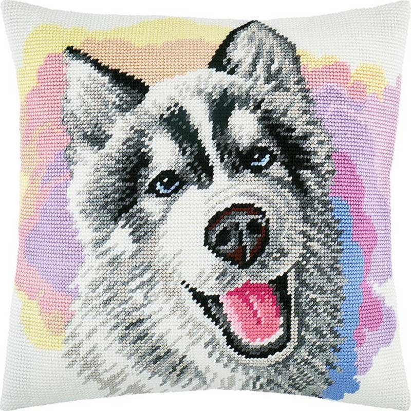 Foto Pillow for embroidery half-cross Charіvnytsya V-267 Husky