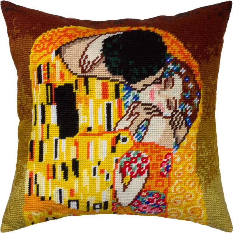 Foto Pillow for embroidery half-cross Charіvnytsya V-276 Kiss G. Klimt