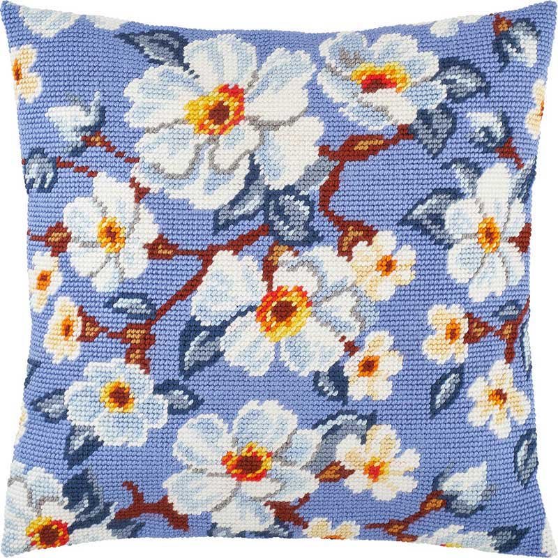 Foto Pillow for embroidery half-cross Charіvnytsya V-281 Apple blossom