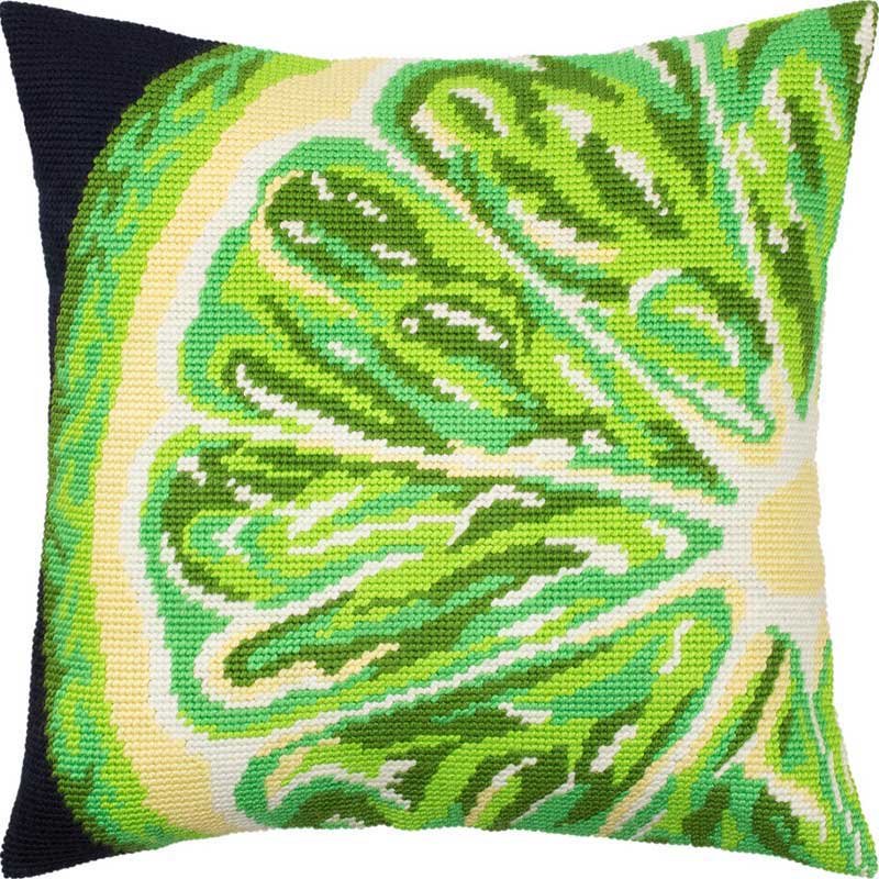 Foto Pillow for embroidery half-cross Charіvnytsya V-295 Lime