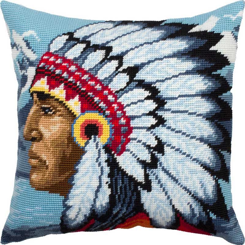 Foto Pillow for embroidery half-cross Charіvnytsya V-298 Indian