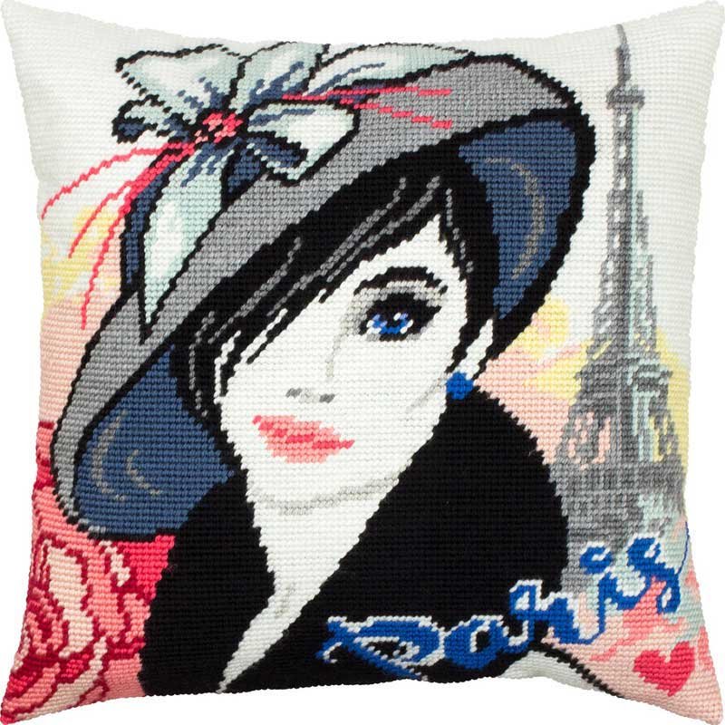 Foto Pillow for embroidery half-cross Charіvnytsya V-299 Parisian