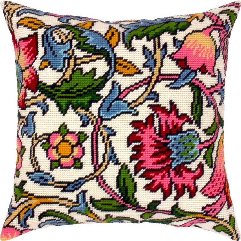 Foto Pillow for embroidery half-cross Charіvnytsya V-426 Carnation (Lodden series) V. Morris