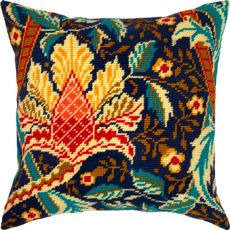 Foto Pillow for embroidery half-cross Charіvnytsya V-430 Hazelnut (Windrush series) V. Morris