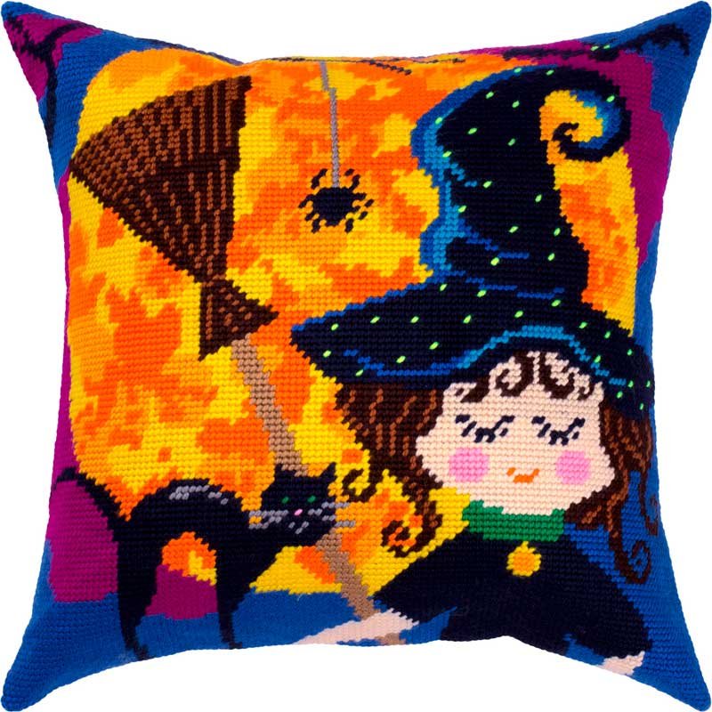 Foto Pillow for embroidery half-cross Charіvnytsya V-447 Halloween