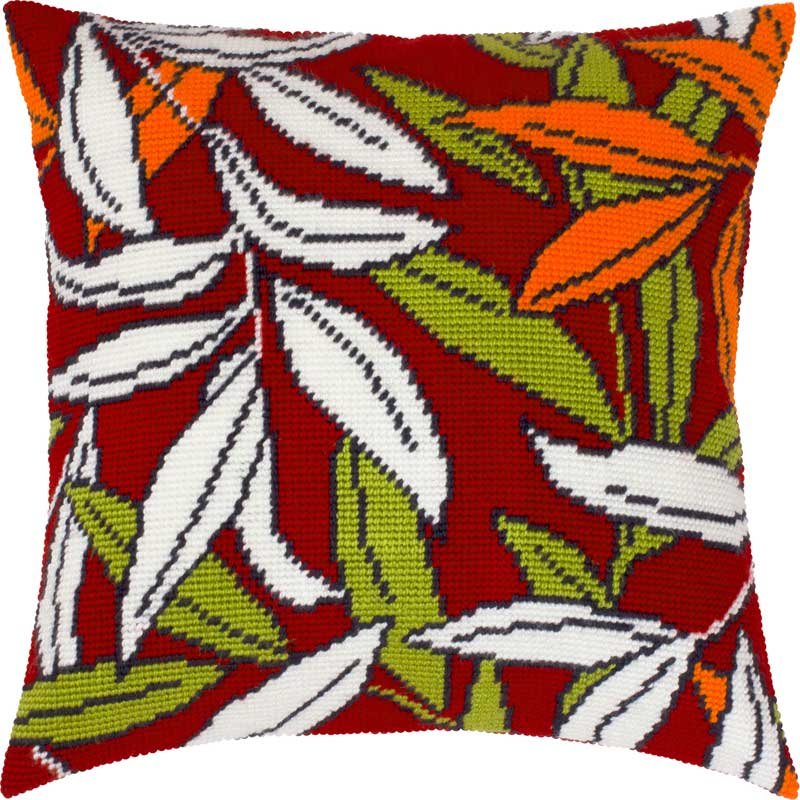 Фото Подушка для вишивки напівхрестом Чарівниця V-509 Фарби осені