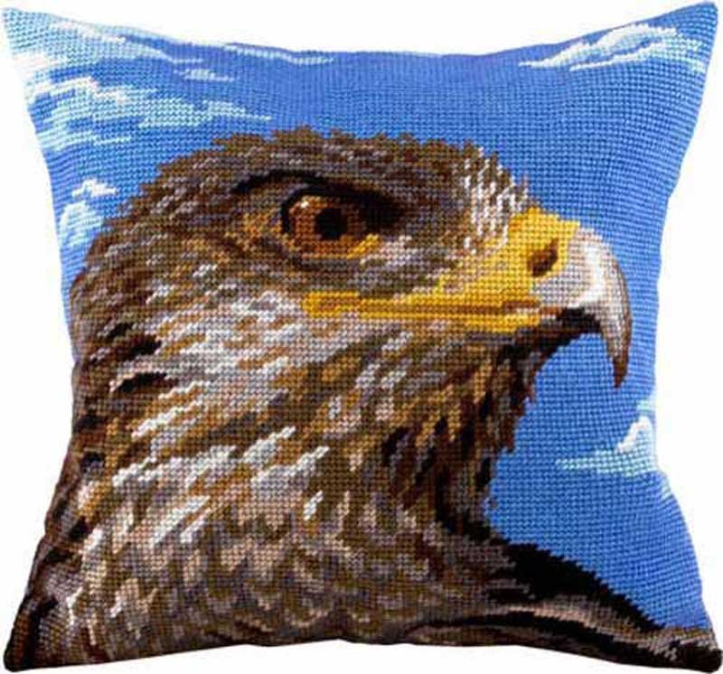 Foto Pillow for embroidery half-cross Charіvnytsya V-79 Eagle