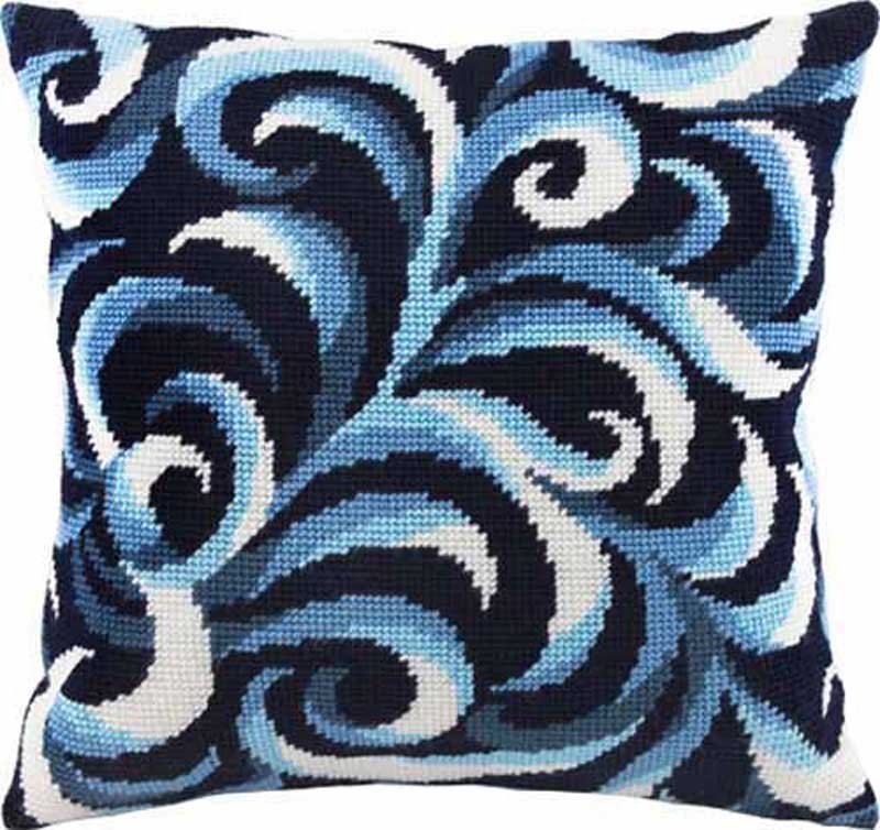 Foto Pillow for embroidery half-cross Charіvnytsya V-92 Waves