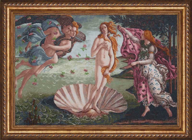 Photo Cross stitch kit Momentos Magicos M-15 Based on S. Botticelli's The Birth of Venus