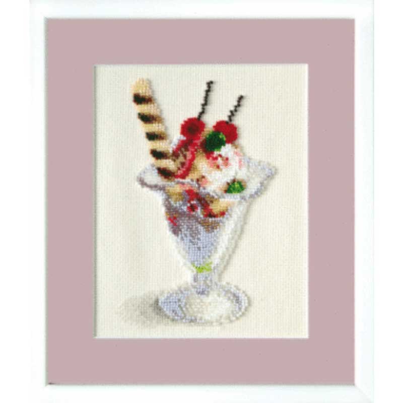 Фото Набор для вышивки крестом Чарівна Мить М-187 Мороженое