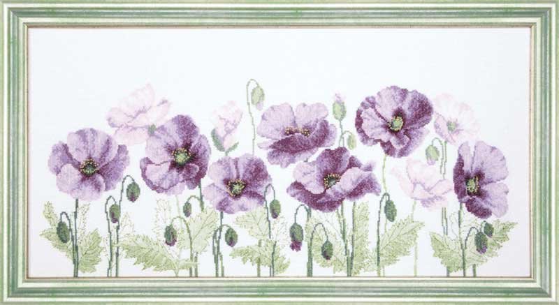Photo Cross stitch kit Momentos Magicos M-220 Lilac petals