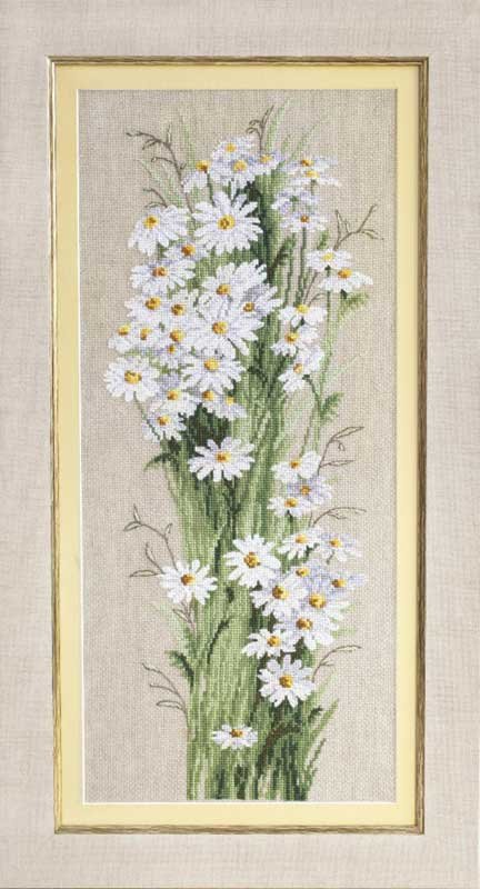 Photo Cross stitch kit Momentos Magicos M-278 Field daisies