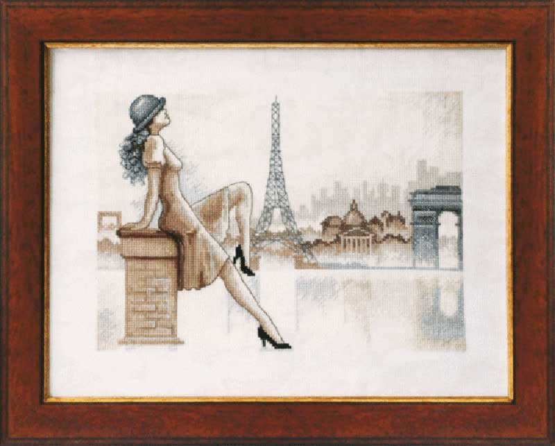 Фото Набір для вишивання хрестиком Чарівна Мить М-33 Романтичний Париж