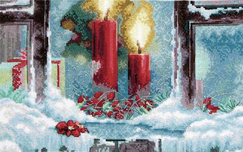Photo Cross stitch kit Momentos Magicos M-419 The warmth of Christmas
