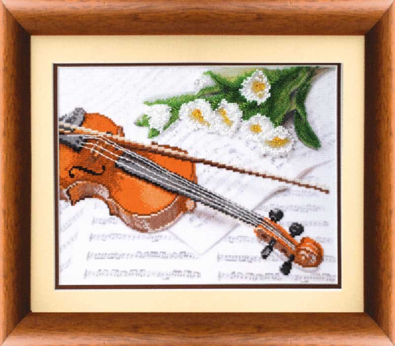 Фото Набір для вишивання хрестиком Чарівна Мить М-42 Скрипка