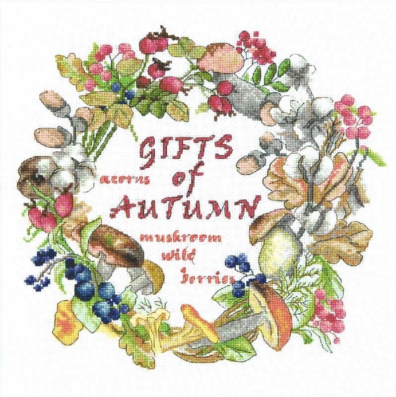 Photo Cross stitch kit Momentos Magicos M-433 Gifts of autumn