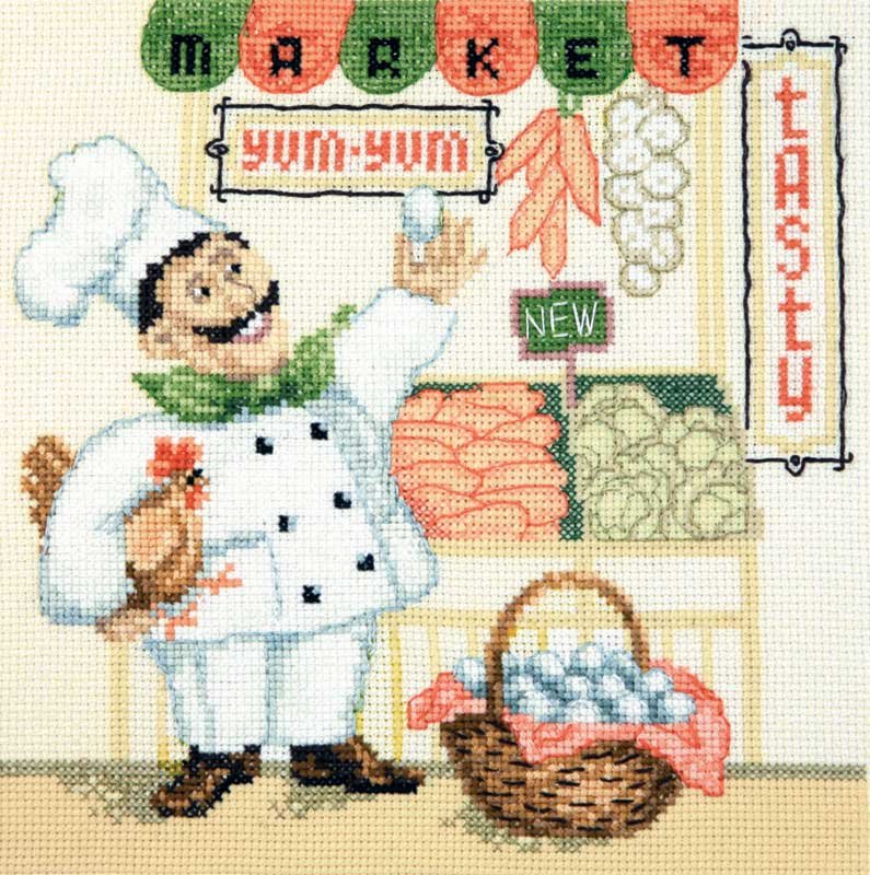 Photo Cross stitch kit Momentos Magicos M-437 the Merry Chef series